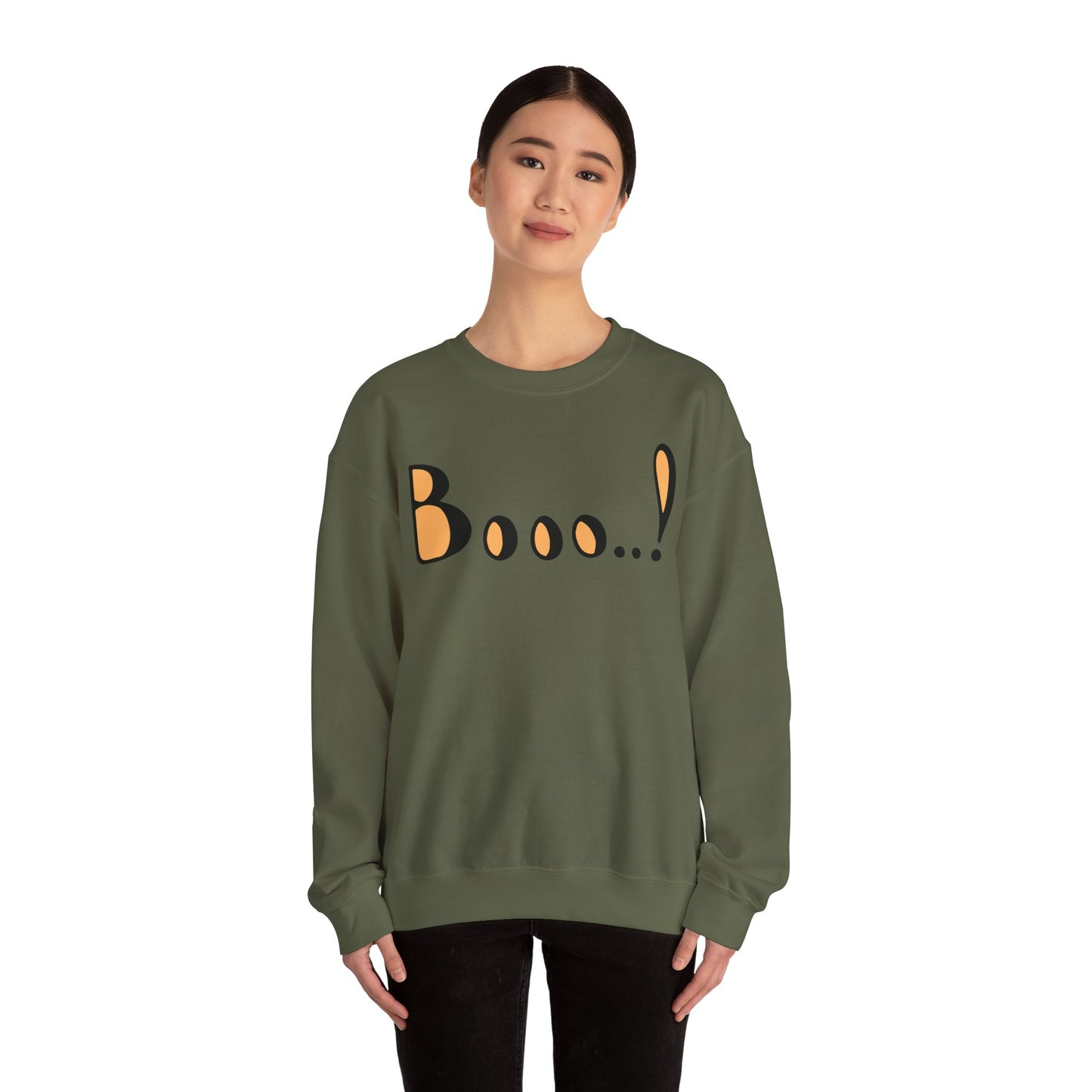 Boo Halloween Sweatshirt | Cute Spooky Season Crewneck