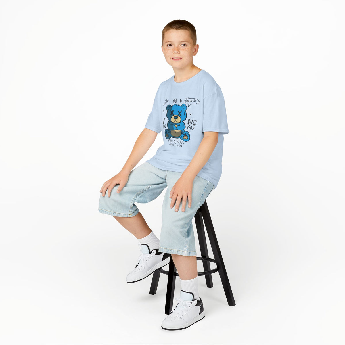 Big Boy Original Teddy Bear Kids Shirt | Bold Streetwear Graphic Tee