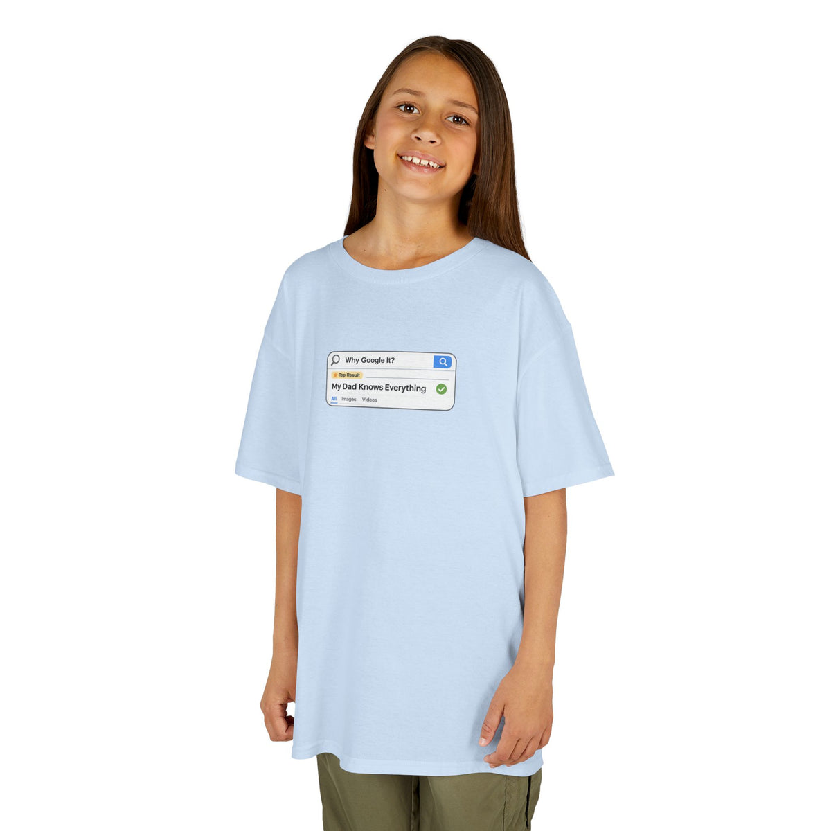 Why Google It? My Dad Knows Everything Kids Shirt