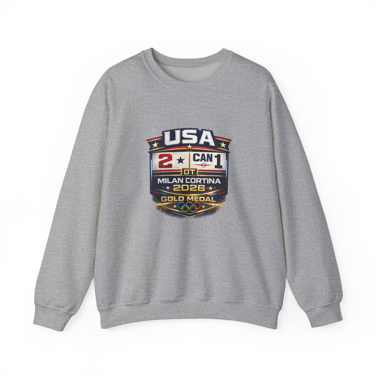 USA Hockey 2026 Gold Championship Sweatshirt – 2-1 OT Classic