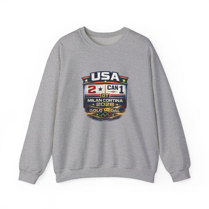 USA Hockey 2026 Gold Championship Sweatshirt – 2-1 OT Classic