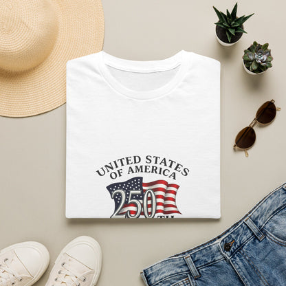 America 250 Shirt | United States 250th Anniversary Patriotic Tee
