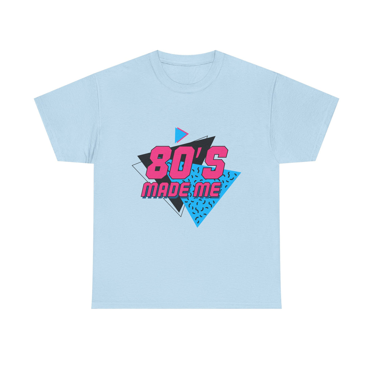 Retro 80’s Made Me T-Shirt – Vintage Neon Throwback Tee