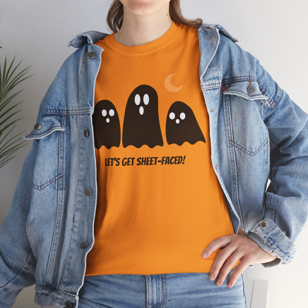 Let's Get Sheet-Faced Unisex Heavy Cotton Tee