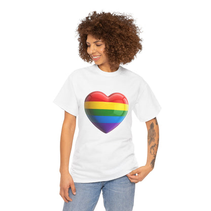 "Love Loud" Rainbow Heart Tee