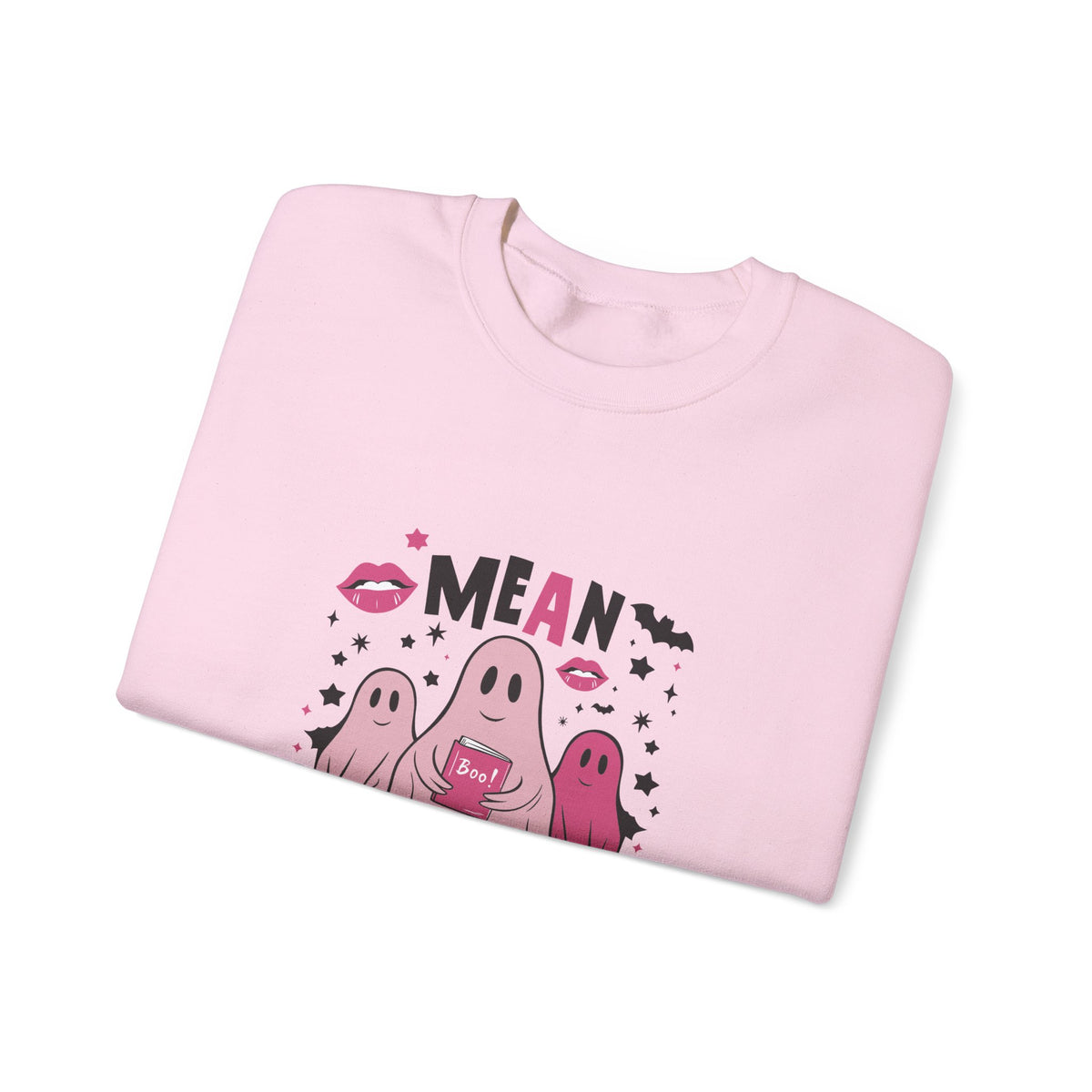Mean Ghouls Halloween Sweatshirt | Cute Ghost Crewneck for Spooky Season