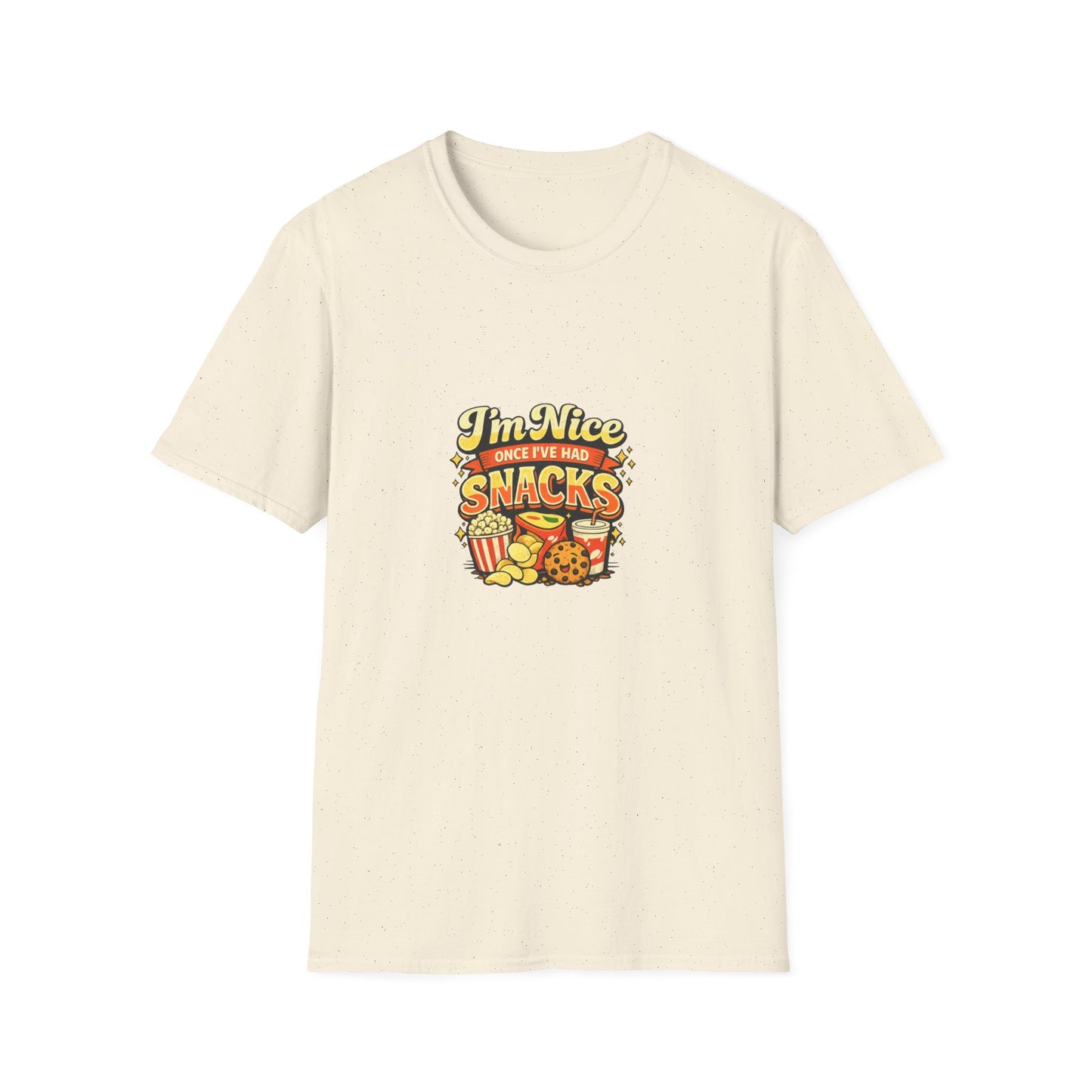 I’m Nice Once I’ve Had Snacks Retro Graphic Tee
