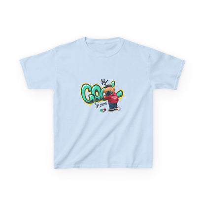 COOL Teddy Bear Graphic Kids' T-Shirt – "Authentic Boy" for Little Trendsetters!