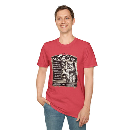 My Work Vocabulary Shirt | Funny Office Humor Graphic Tee