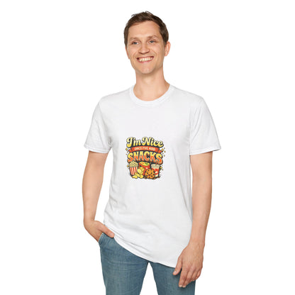 I’m Nice Once I’ve Had Snacks Retro Graphic Tee