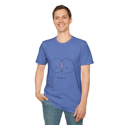 You + Me = Kapowww! T-Shirt – Funny Geek Love Venn Diagram Tee