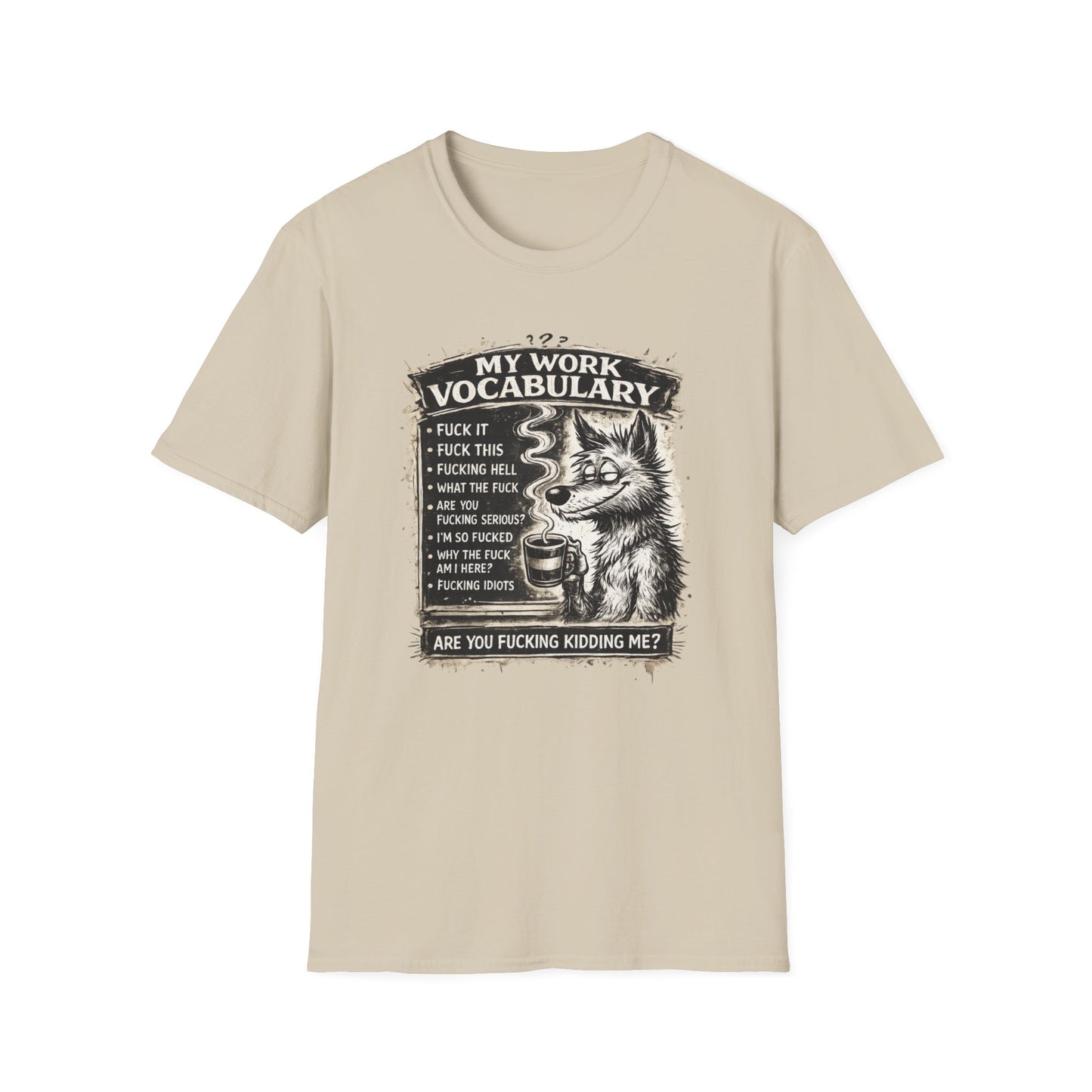 My Work Vocabulary Shirt | Funny Office Humor Graphic Tee
