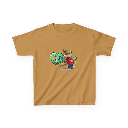COOL Teddy Bear Graphic Kids' T-Shirt – "Authentic Boy" for Little Trendsetters!