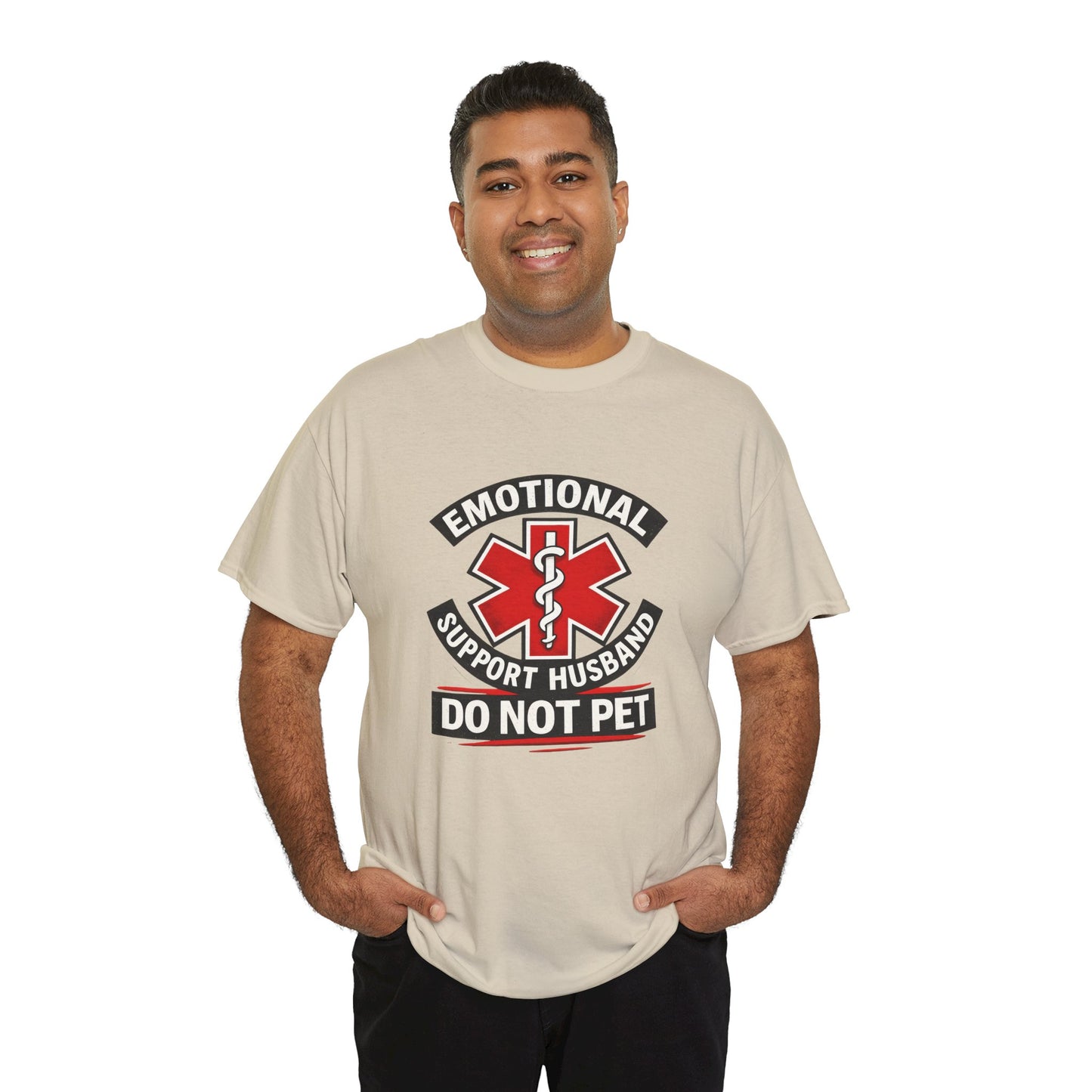 Emotional Support Husband “Do Not Pet” Shirt – Funny Husband Tee