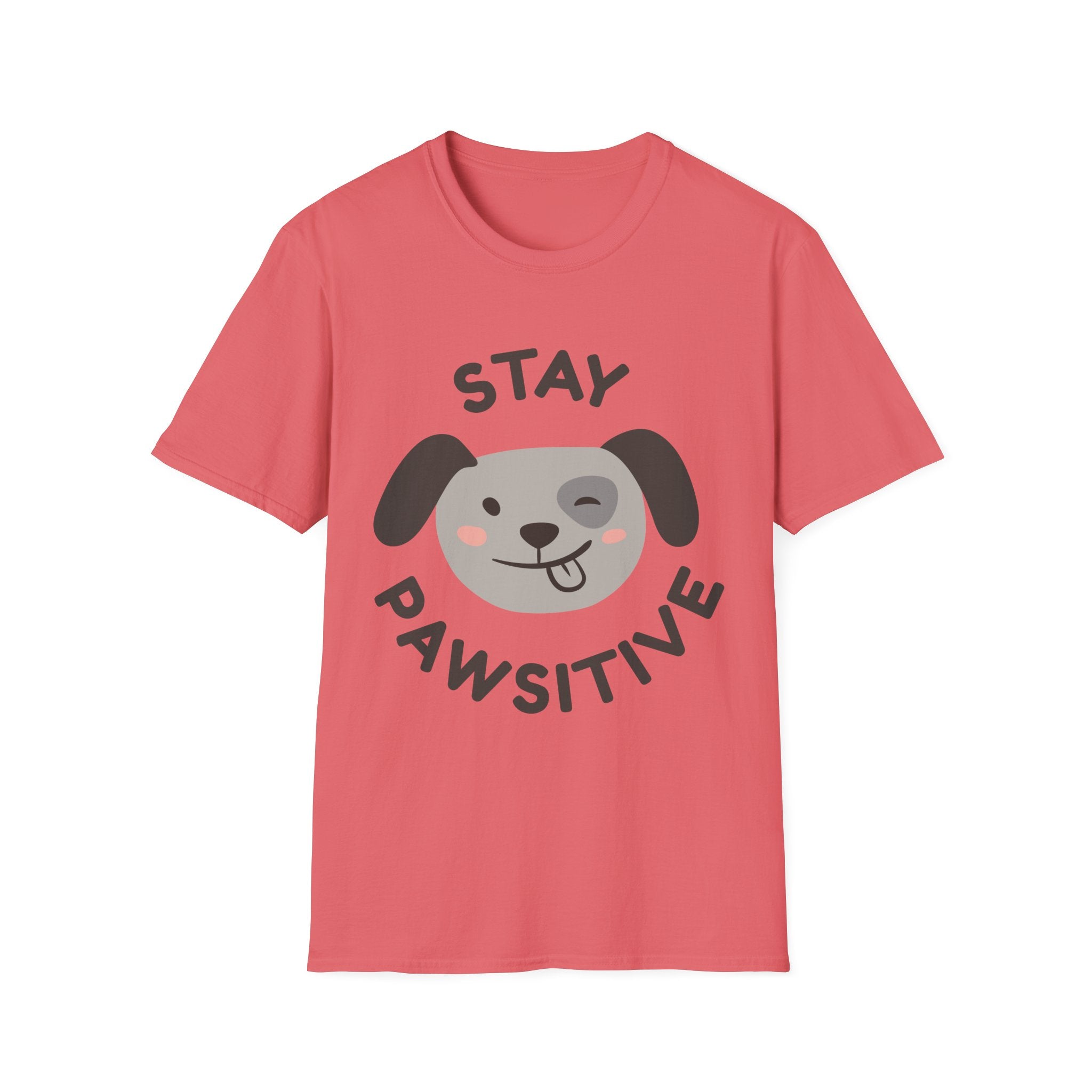 Stay Pawsitive T-Shirt – Cute Dog Lover Graphic Tee for Pet Enthusiasts