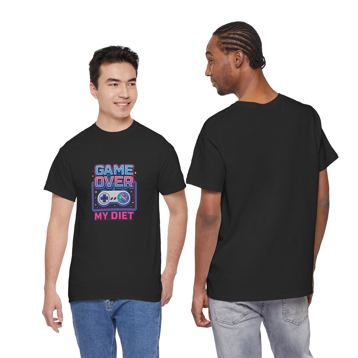 Game Over My Diet Shirt – Funny Gamer Food Graphic Tee