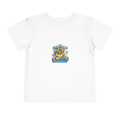 Smart Bear Kids Shirt – Tiny Trouble Club Educational Graphic Tee for Toddlers & Children
