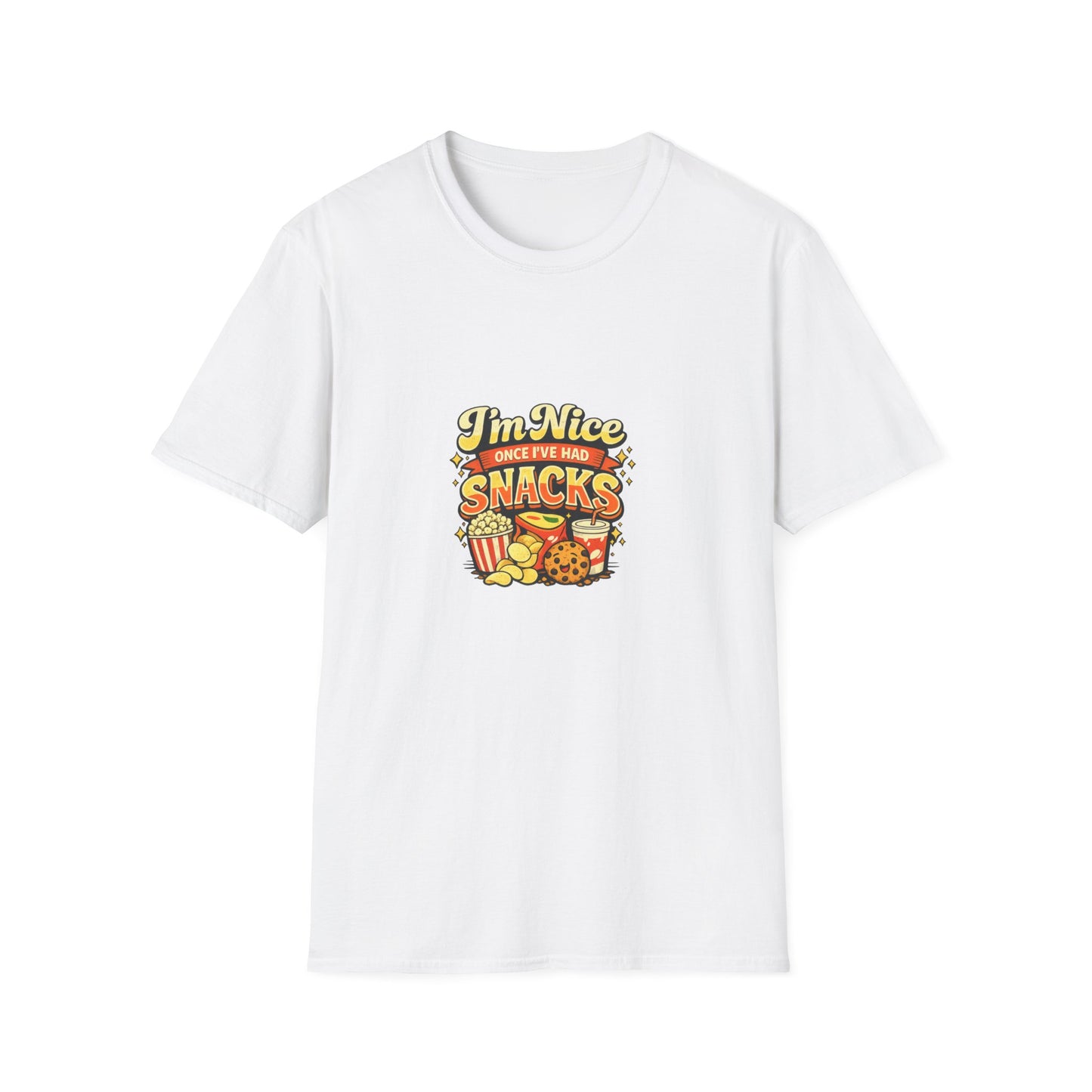 I’m Nice Once I’ve Had Snacks Retro Graphic Tee
