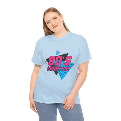 Retro 80’s Made Me T-Shirt – Vintage Neon Throwback Tee