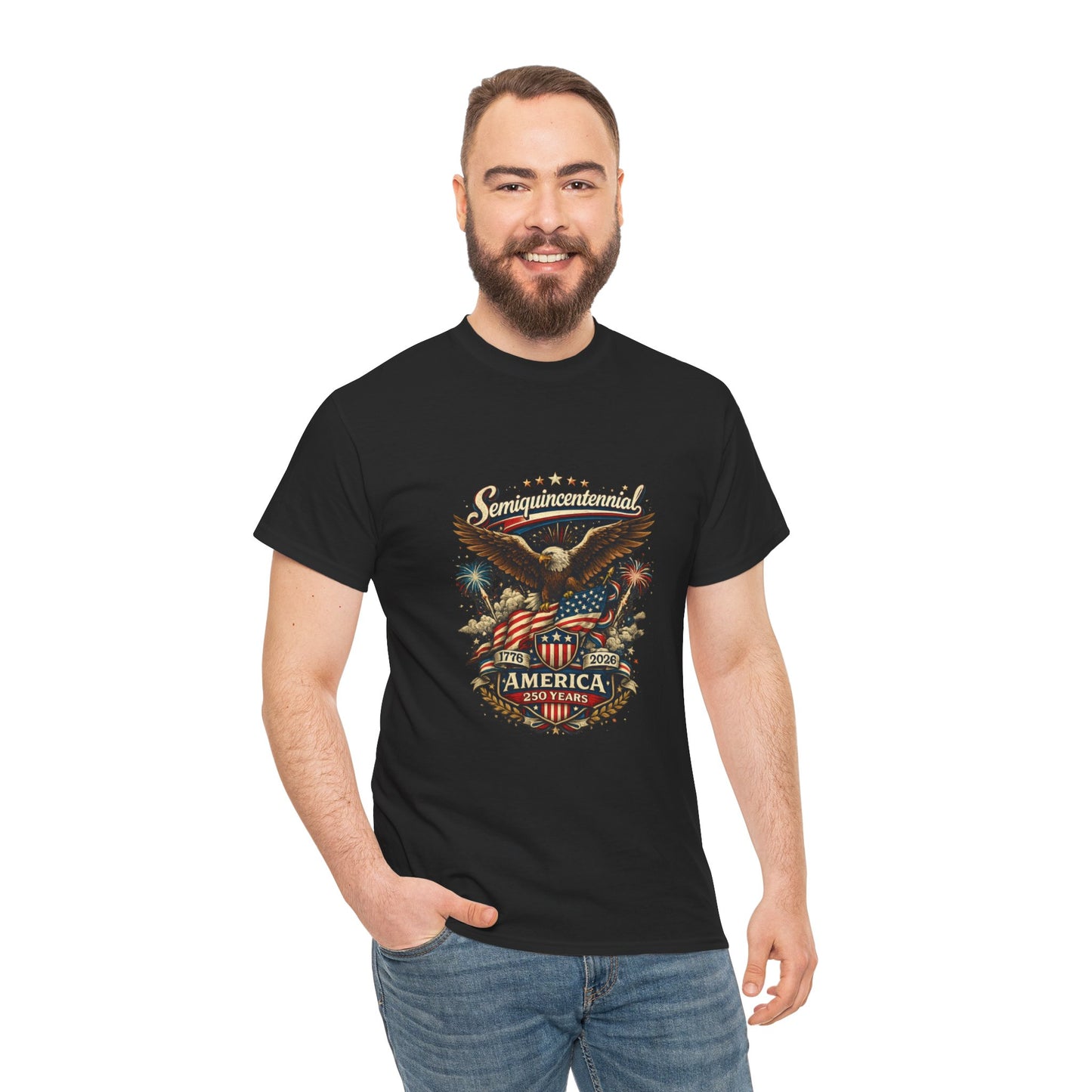 Semiquincentennial Shirt – America 250 Patriotic 1776–2026 Tee