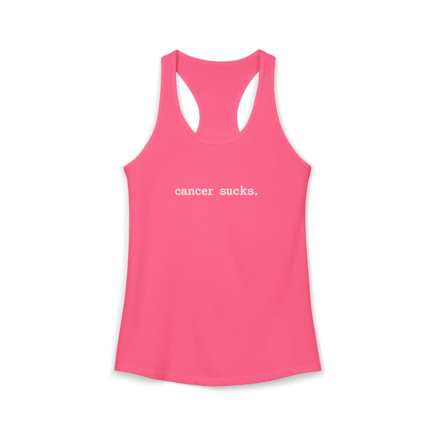 Cancer Sucks - Women's Ideal Racerback Tank