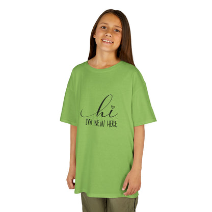 Hi I'm New Here: Fun and Friendly Kids' T-Shirt –  for Little Adventurers!