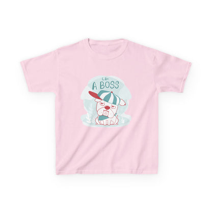 Like a Boss: Cool Cartoon Bulldog Graphic Kids' T-Shirt