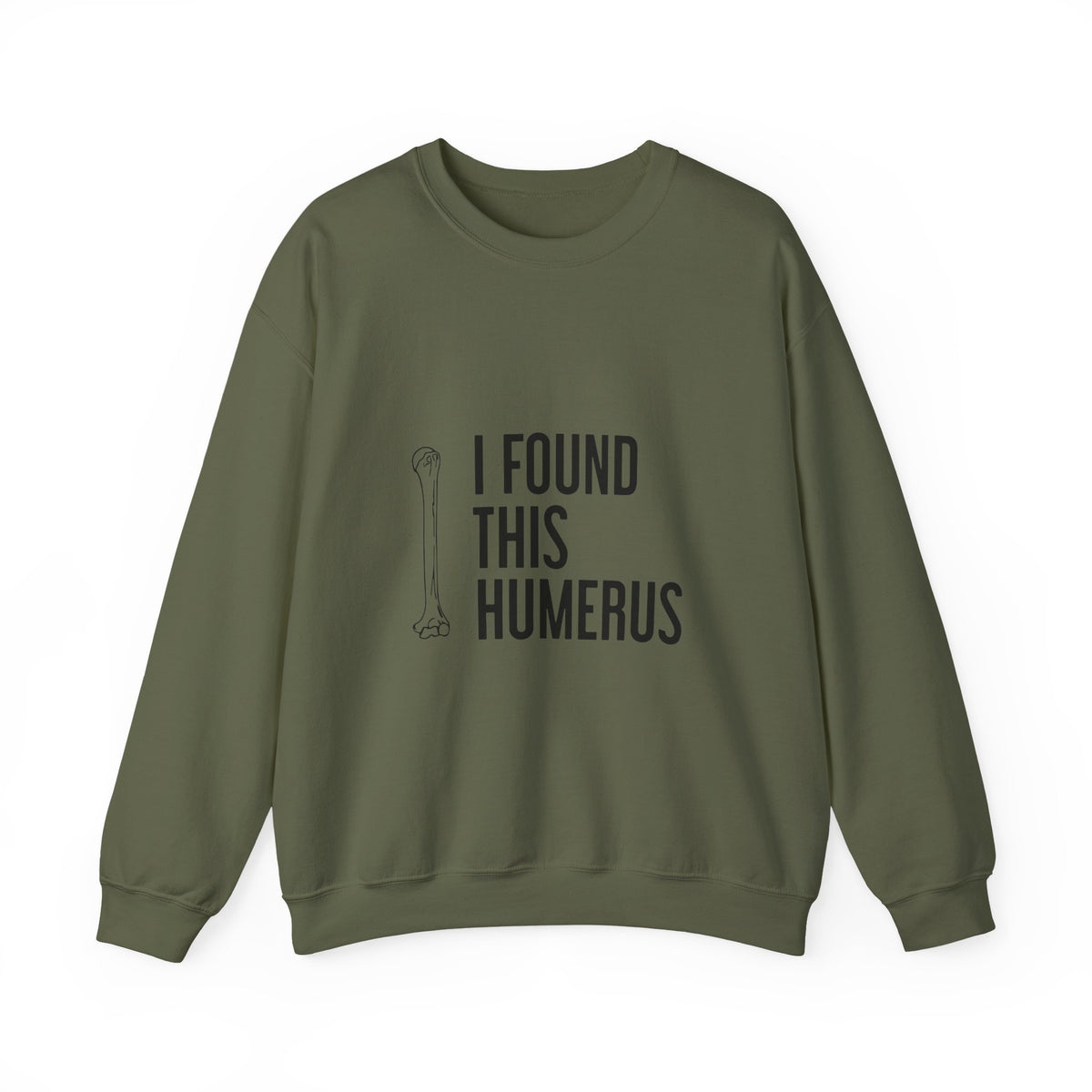 I Found This Humerus” Funny Halloween Sweatshirt