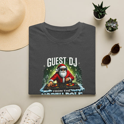 Guest DJ From the North Pole Christmas Shirt | Funny DJ Holiday Tee