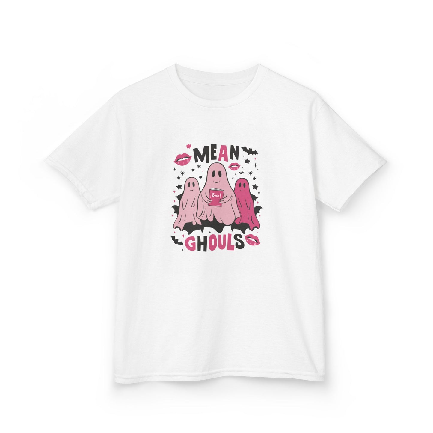 Mean Ghouls: Spooky Fun Ghost Graphic Kids' T-Shirt