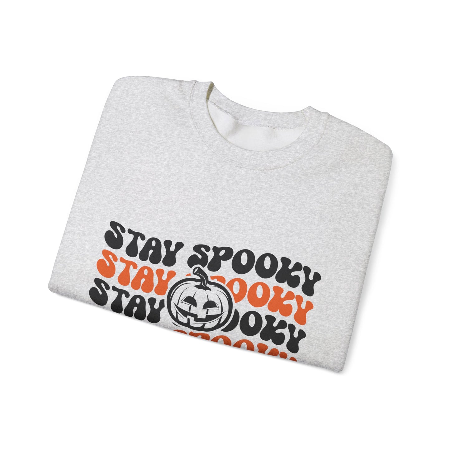Stay Spooky Retro Halloween Sweatshirt | Vintage 70s Crewneck
