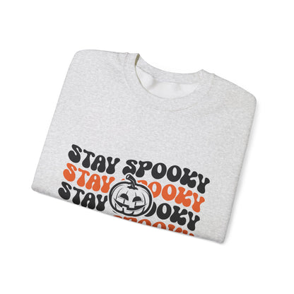 Stay Spooky Retro Halloween Sweatshirt | Vintage 70s Crewneck