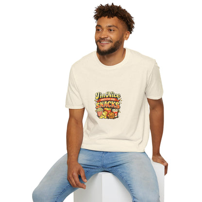 I’m Nice Once I’ve Had Snacks Retro Graphic Tee