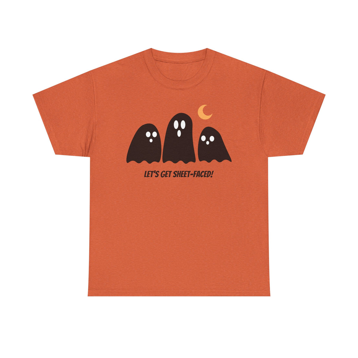 Let's Get Sheet-Faced Unisex Heavy Cotton Tee