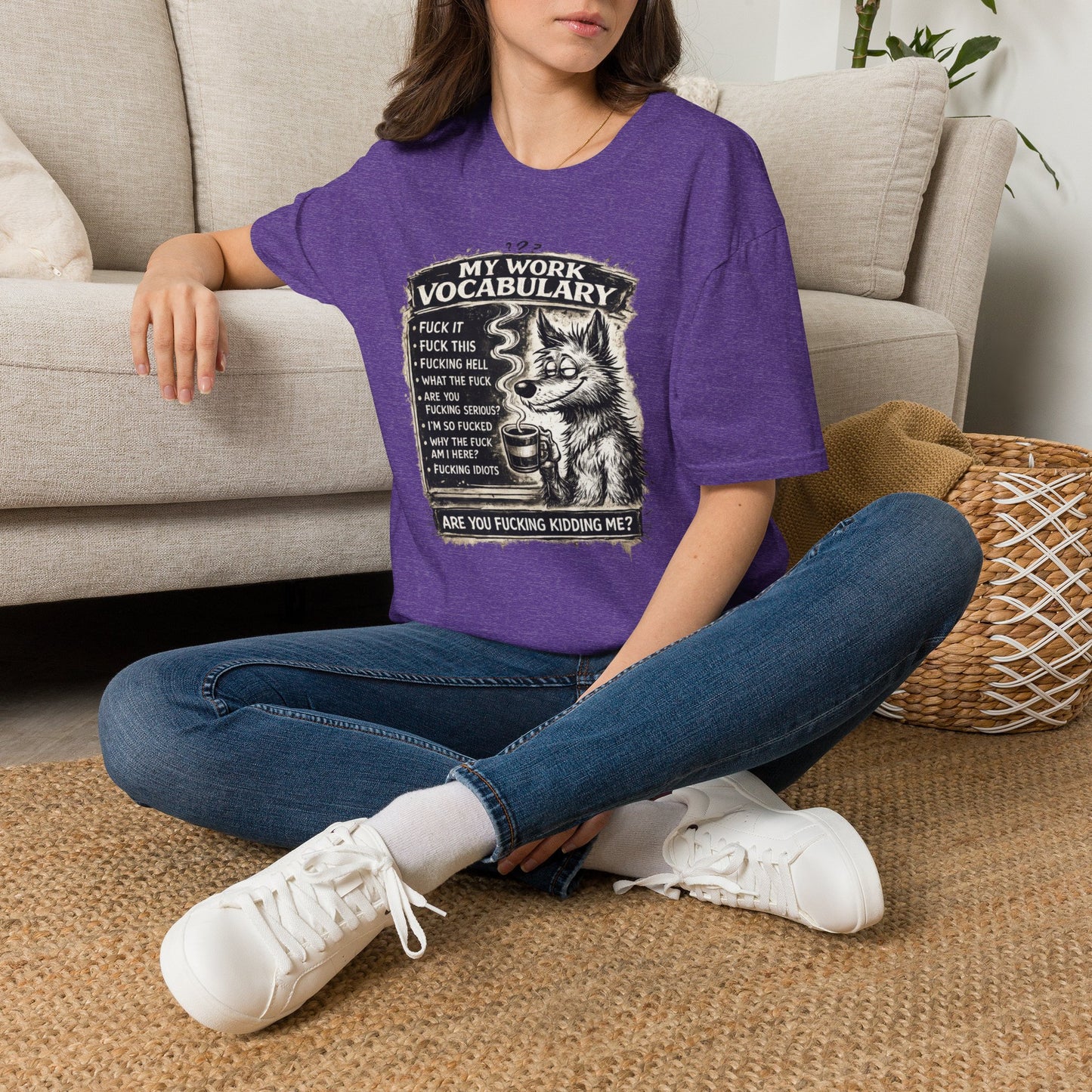 My Work Vocabulary Shirt | Funny Office Humor Graphic Tee