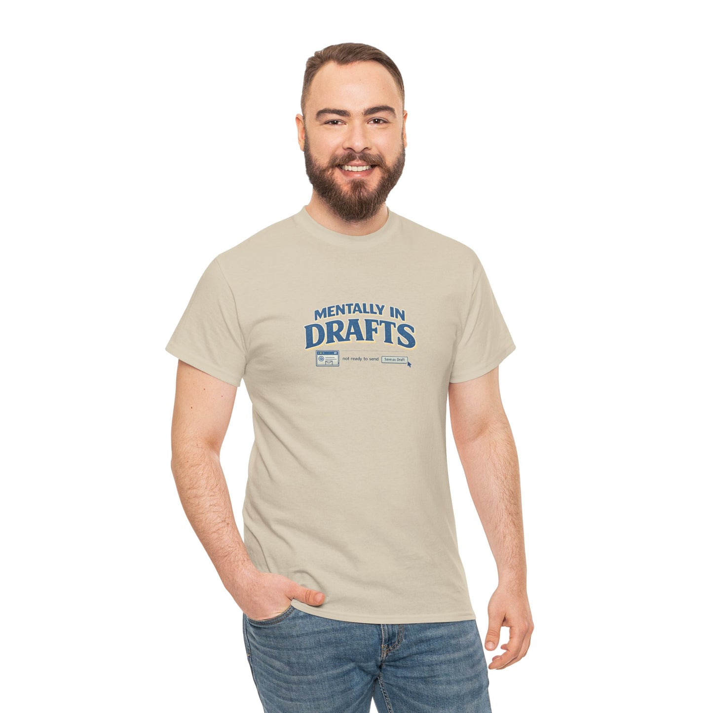 Mentally in Drafts Shirt – Funny Overthinking Introvert Tee