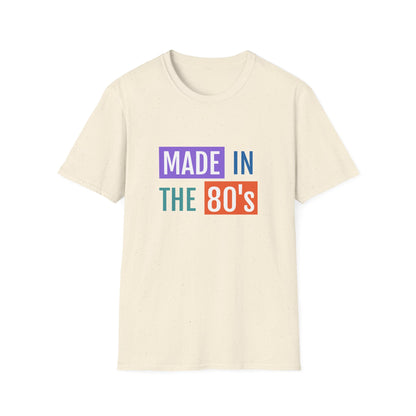 Made in the 80s Birthday Shirt – Retro 1980s Graphic Tee
