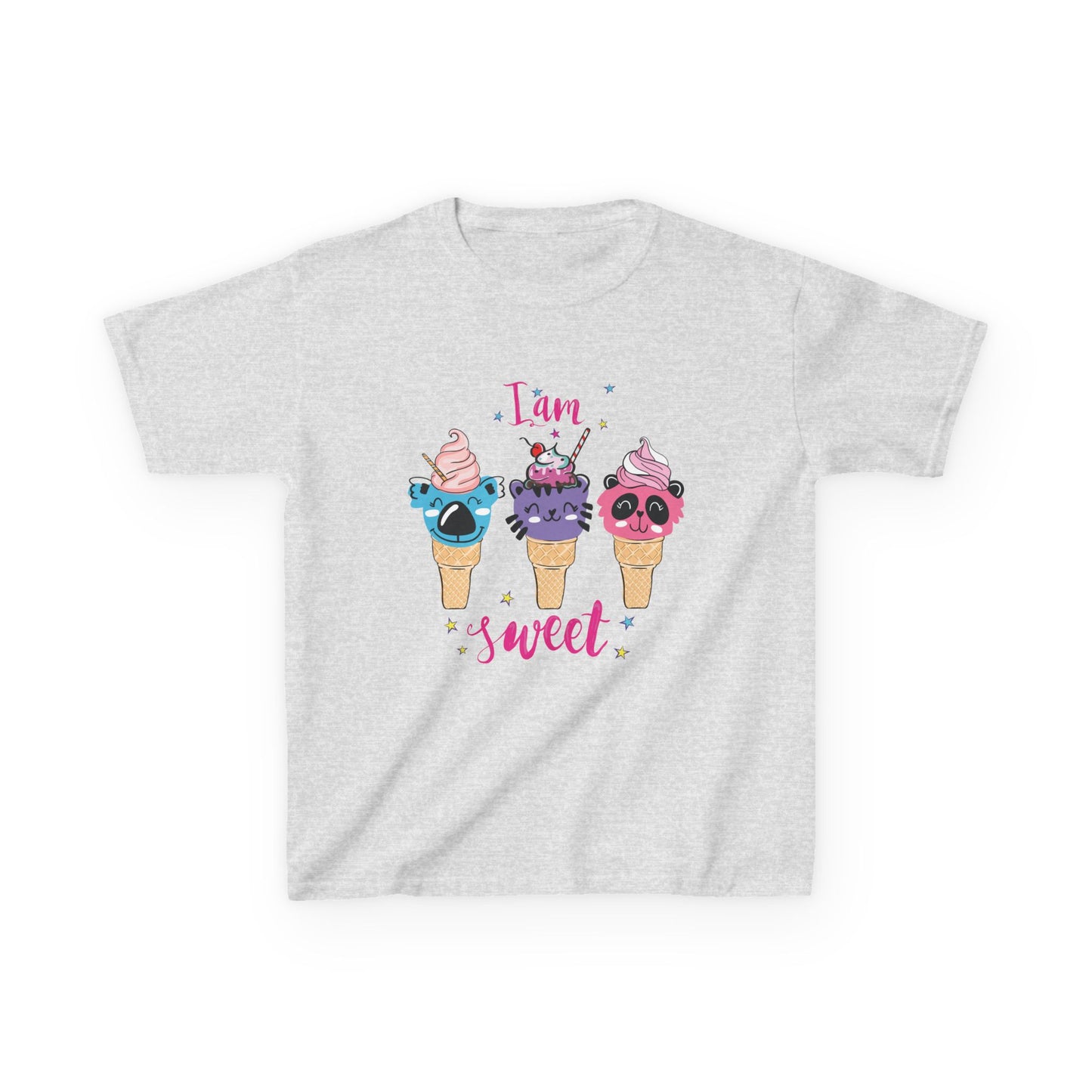 I Am Sweet: Adorable Ice Cream Cone Graphic Kids' T-Shirt