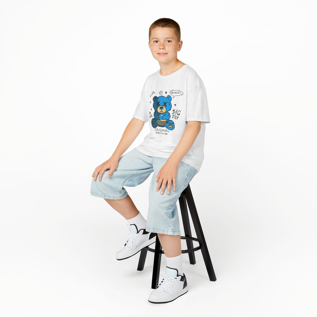 Big Boy Original Teddy Bear Kids Shirt | Bold Streetwear Graphic Tee