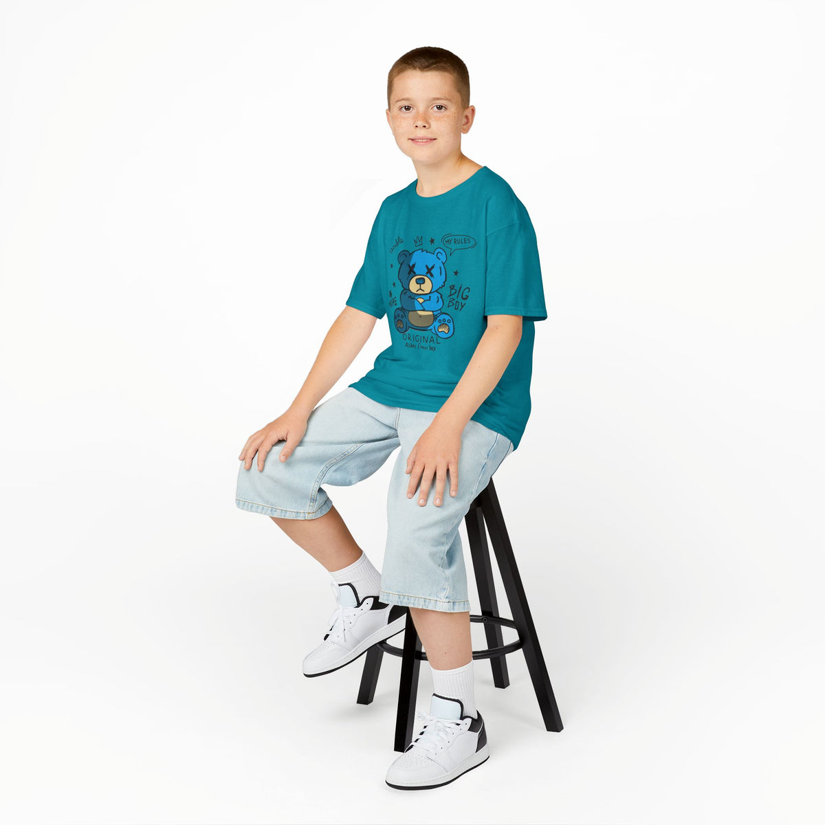 Big Boy Original Teddy Bear Kids Shirt | Bold Streetwear Graphic Tee
