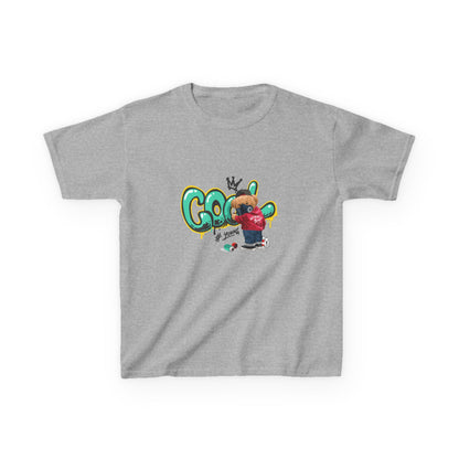COOL Teddy Bear Graphic Kids' T-Shirt – "Authentic Boy" for Little Trendsetters!