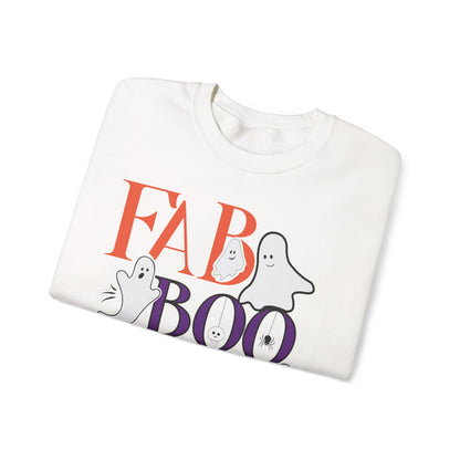 Fab-Boo-Lous Halloween Sweatshirt | Cute Ghost Spooky Season Crewneck