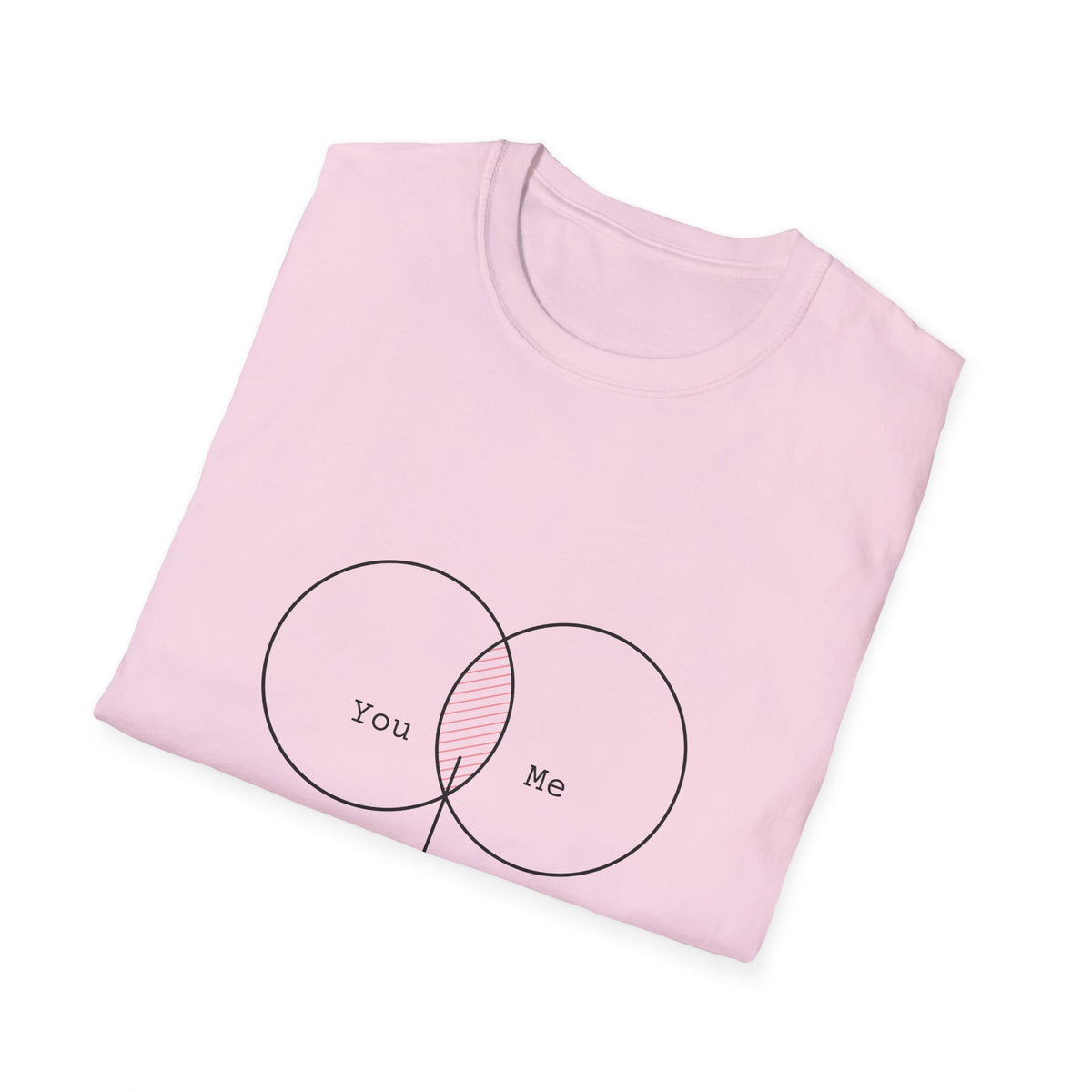 You + Me = Kapowww! T-Shirt – Funny Geek Love Venn Diagram Tee
