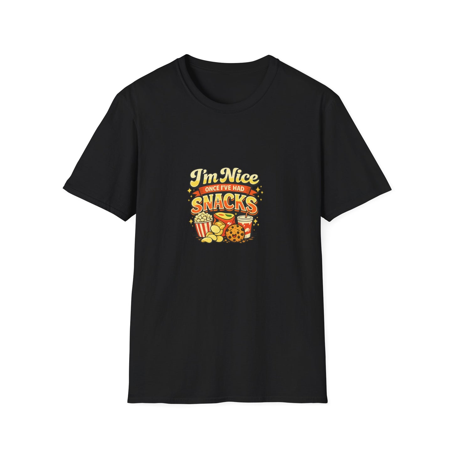 I’m Nice Once I’ve Had Snacks Retro Graphic Tee
