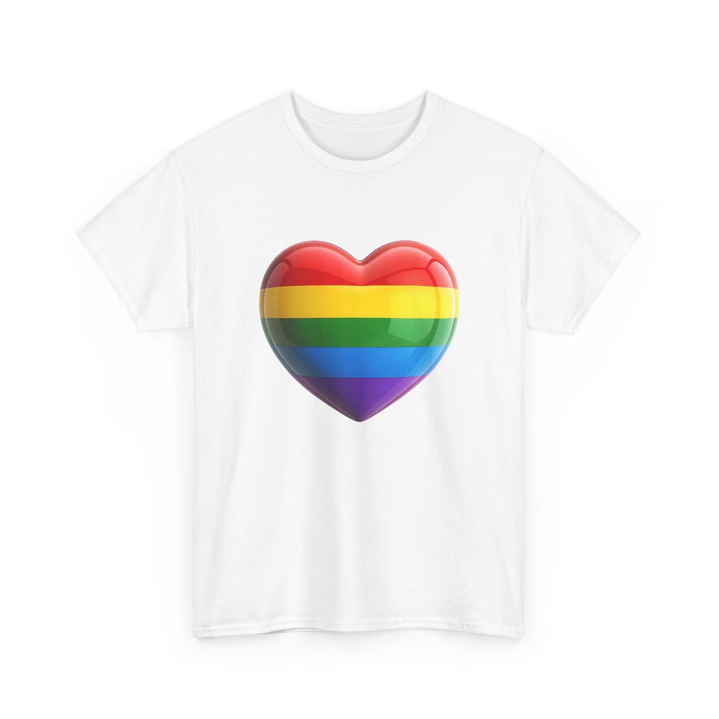 "Love Loud" Rainbow Heart Tee