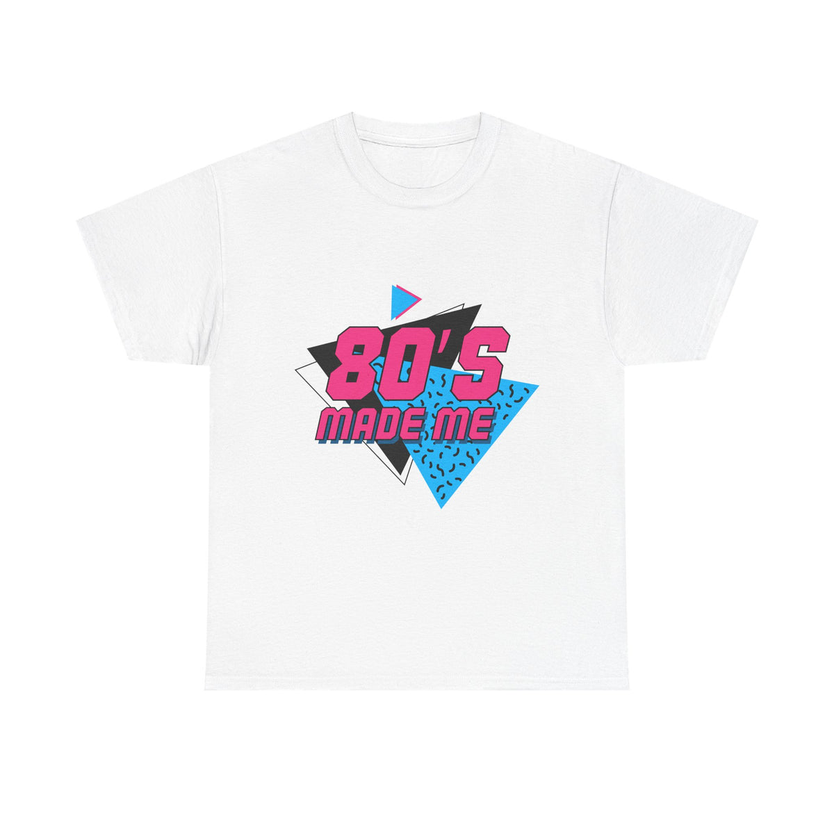 Retro 80’s Made Me T-Shirt – Vintage Neon Throwback Tee