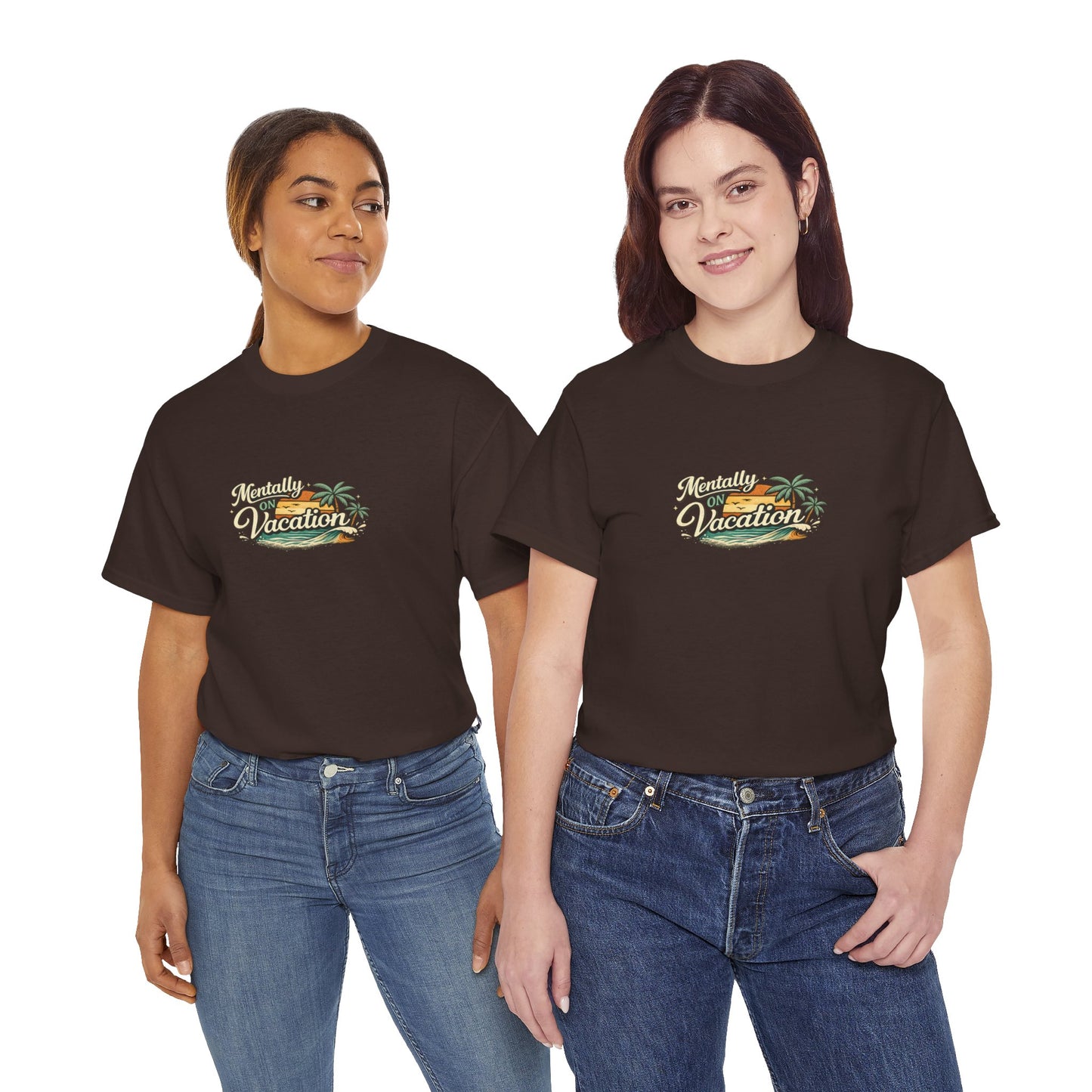 Mentally On Vacation Funny Shirt