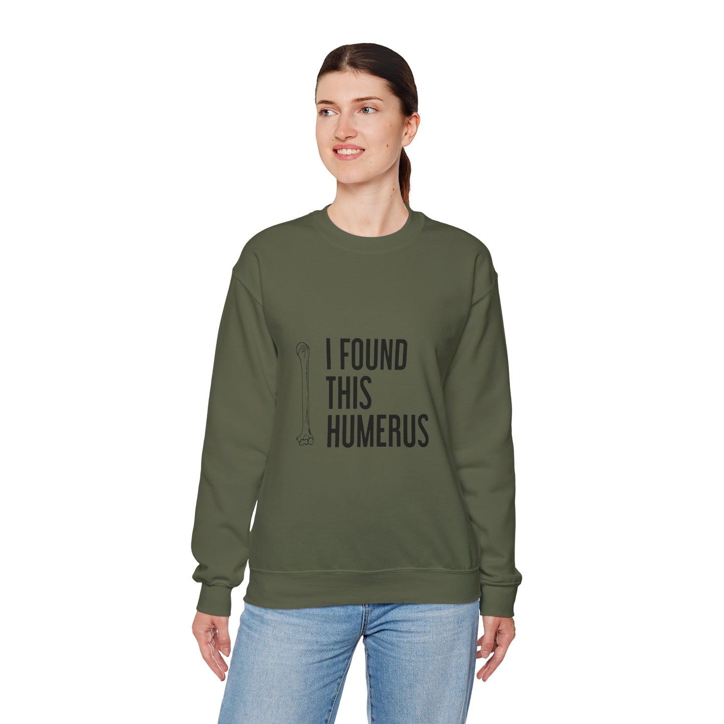 I Found This Humerus” Funny Halloween Sweatshirt
