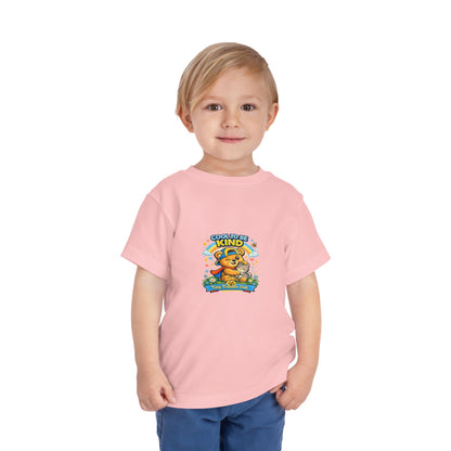 Kind Bear Kids Shirt – Tiny Trouble Club Positive Message Toddler Graphic Tee