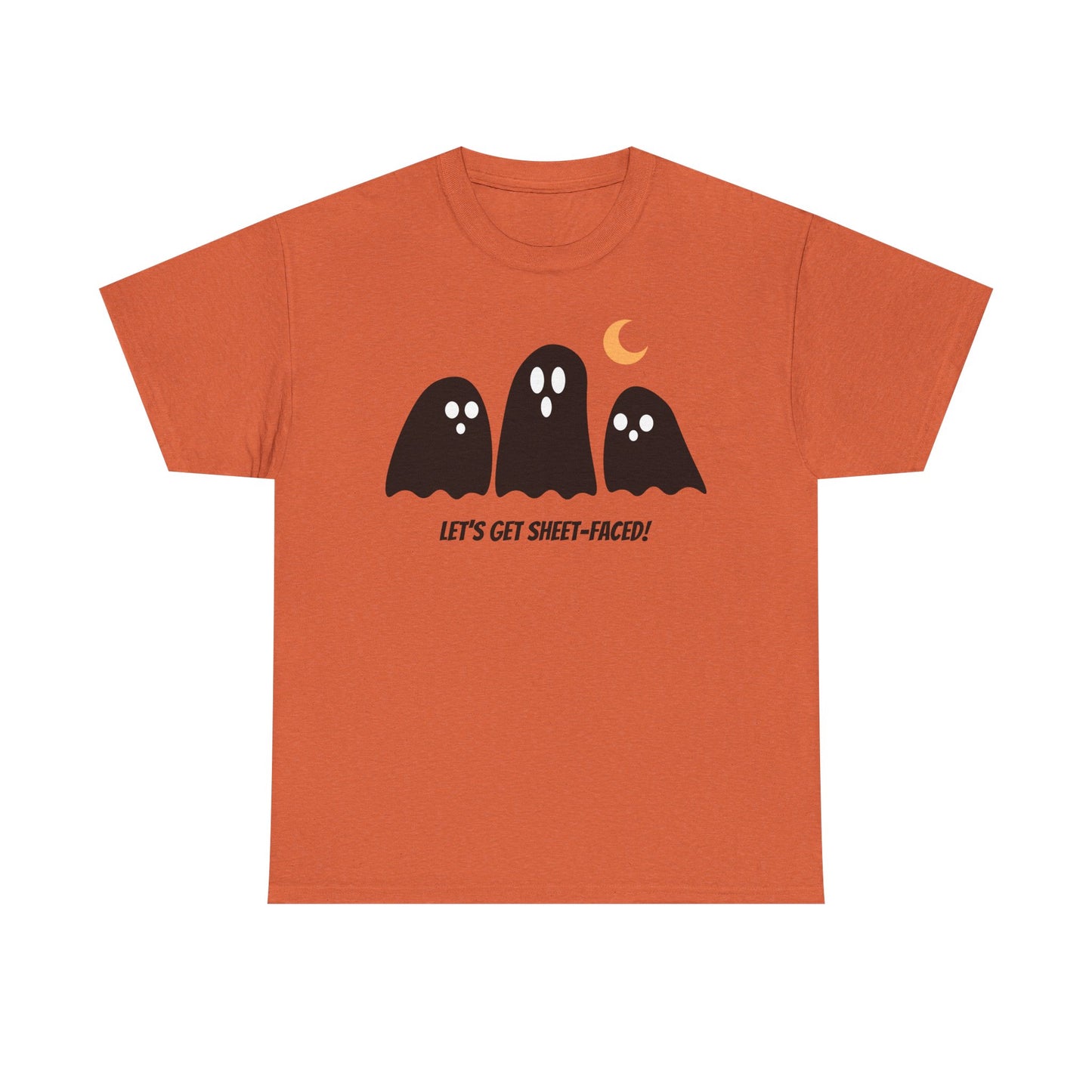 Let's Get Sheet-Faced Unisex Heavy Cotton Tee